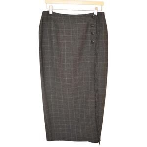Ralph Lauren Country Plaid Wrap Skirt
